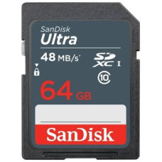 Карта пам'яті SanDisk 64 ГБ SDHC C10 UHS-I R48 МБ/с Ultra